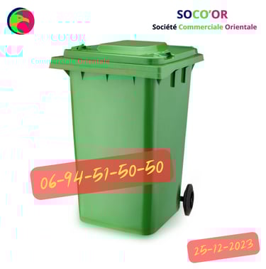 poubelle maroc prix