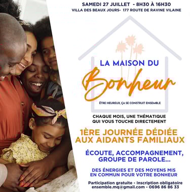 Conférence sur les aidants familiaux de La Tutelle Autrement à La Maison du Bonheur