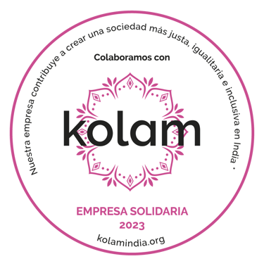 sello empresa solidaria Kolam India