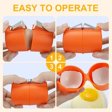 How to use the egg Stainless Steel Egg Shell Opener,