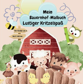 a book cover of a book with a farm animals