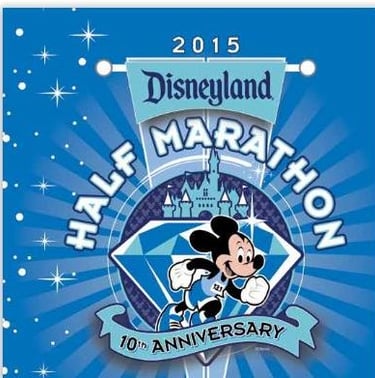 2015 runDisney Disneyland Half Marathon Logo 