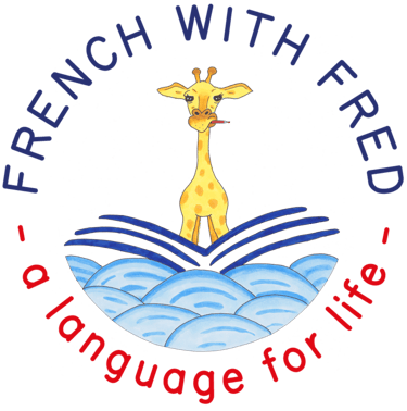 logo french with fred girafe
