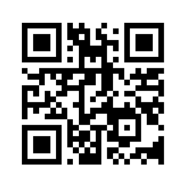a qr coder with a black and white background