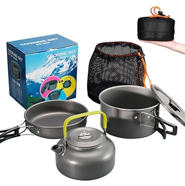 Conjunto Panelas portátil para Camping