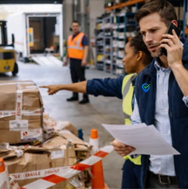 CheckConnect person going on-site to help address and escalate issues