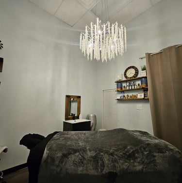 beautiful new suite with upscale design and lighting