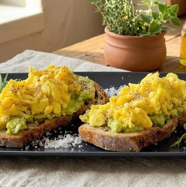 How to make avocado toast breakfast