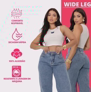 Calça Wide Leg Stillger Jeans