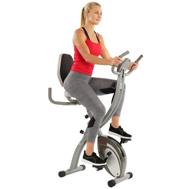 riding recumbent bike