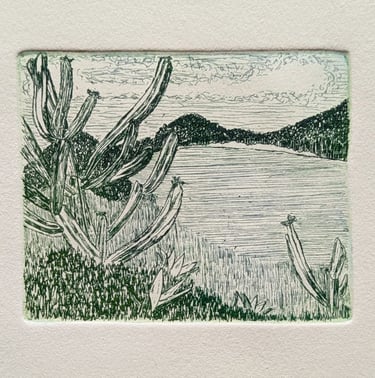 Brasil Arraial do Cabo gravure eau-forte