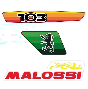 Stickers Peugeot 103 et Malossi