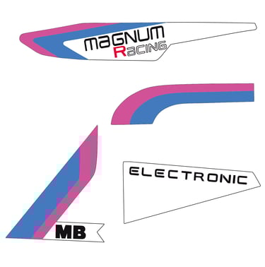 Stickers MBK Magnum Racing
