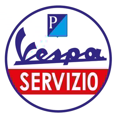 Stickers Vespa Servizio