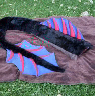 a furry dragon tail