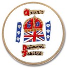 Queens Diamond Jubilee Coloured Coin