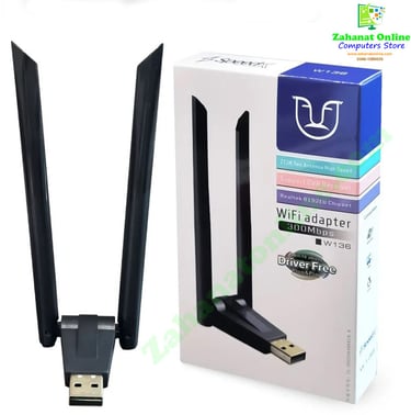 Alfa W136 300Mbps USB WiFi Adapter with Two Antennas zahanatonline.com