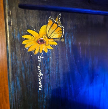 never give up flower
