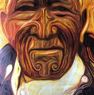 Old Maori Painting