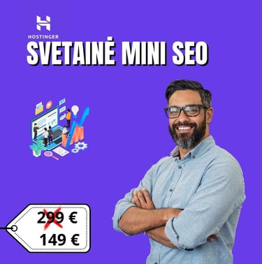 Svetainės kūrimas MINI SEO