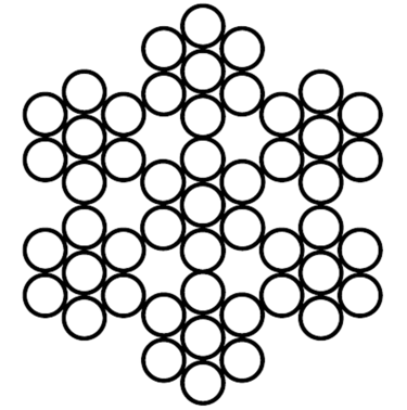 cavo di acciaio 7x7