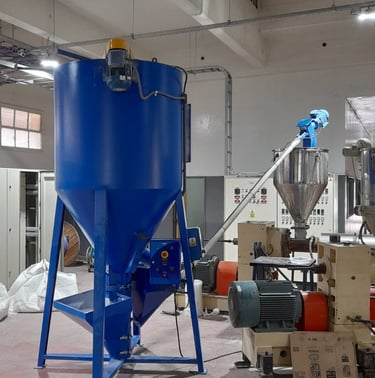 Instalacion de mezclador con cargador industrial CGKAMM