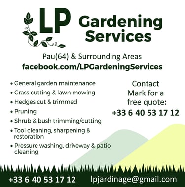 Social media advert using visual assets. Gardening Company. Designed by SquareKey Studio