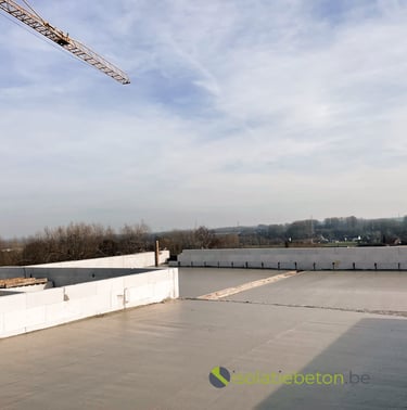 Hellingsbeton, schuimbeton nieuwbouw