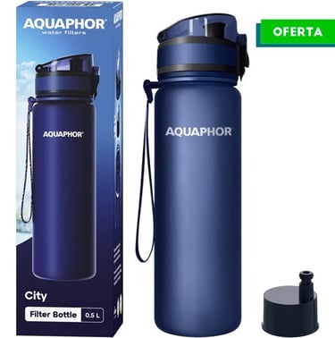 AQUAPHOR Botella de filtro de agua City de 500 ml