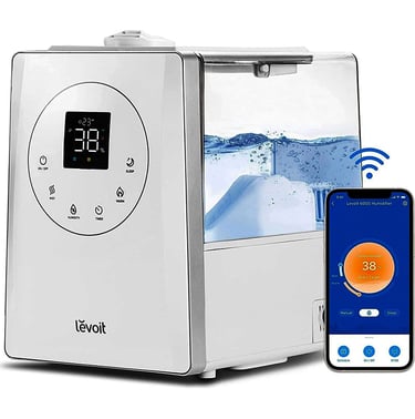LEVOIT Top-Fill Humidificador Ultrasónico 3L de Aromas, Silencioso 