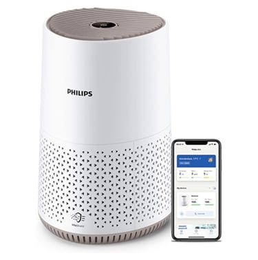 purificador de aire de bajo consumo blanco