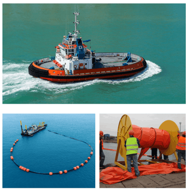 Tug boat projects and oil spill recovery systems.