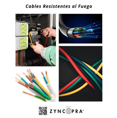 Cables resistentes al fuego para seguridad en emergencias.