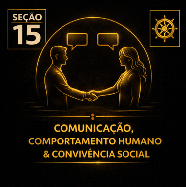 Capa da seção Comunicação, Comportamento Humano & Convivência Social da plataforma Atenéstia