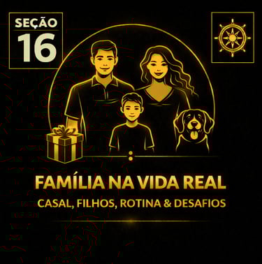 Capa da seção Família na Vida Real: Casal, Filhos, Rotina & Desafios da plataforma Atenéstia