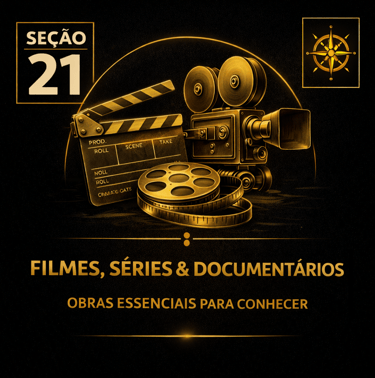 Capa da seção Filmes, Programas de TV & Documentários: Obras Essenciais da plataforma Atenéstia