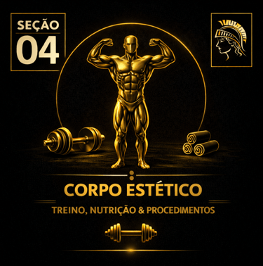 Capa da seção Corpo Estético: Treino, Nutrição & Procedimentos da plataforma Atenéstia