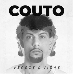 Capa oficial do álbum Versos & Vidas do rapper português Couto