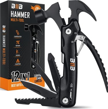 BIIB 12 en 1 Multiherramienta Camping Accesorios Gadgets tecnológicos