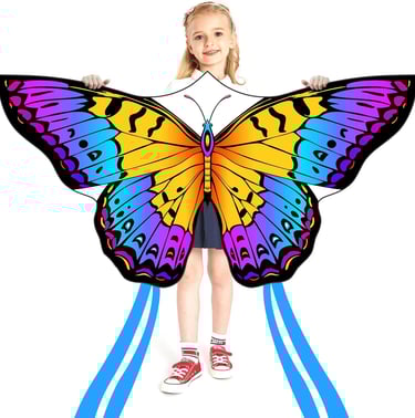 grand cerf volant papillon
