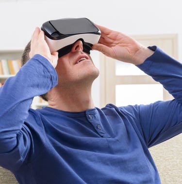 casque virtuel jeux thérapie mal être peur angoisse stress travail poste URSSAF TCC TOC phobie sport