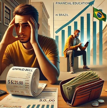 imagem dois exemplos de jovens, um que economiza e outro que vive na ilusão .