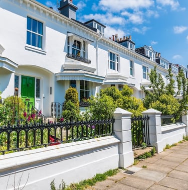 Painting and decorating project in Brighton residential property