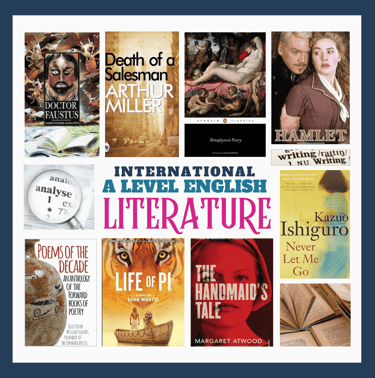 International A level English Literature text montage