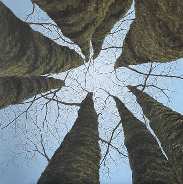 Tableau à l'huile - Dans mes bras