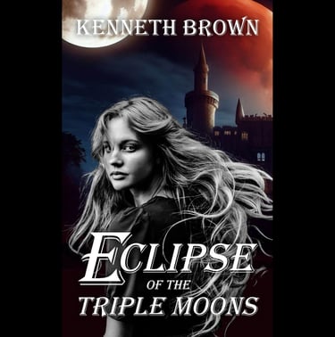 Eclipse of the Triple Moons YA fantasy novel by Kenneth Brown