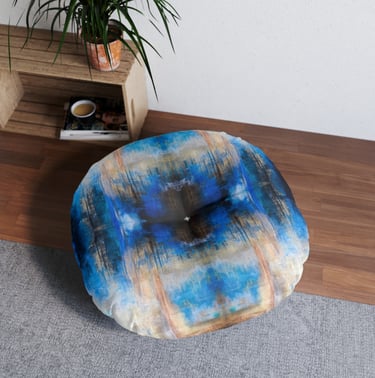 Tufted Round Floor Pillow