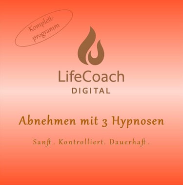 Abnehmen-Paket mit drei Hypnosen zur Unterstützung einer nachhaltigen Gewichtsreduktion