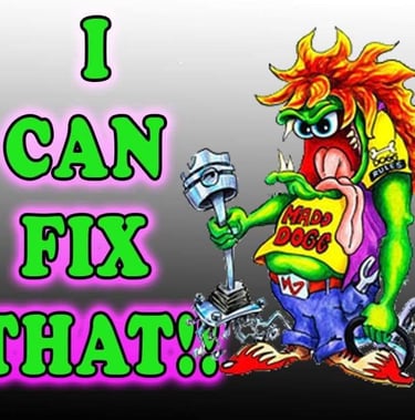 Fast T's 'Madd Dogg' Mechanic Cartoon