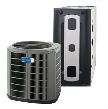 American Standard S9x2 Furnace system in a photo with an advertising purpose